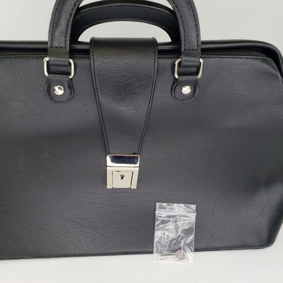 Actonel Black Doctor's Medicine Bag Drug Rep Promotional Item with Key - Picture 7 of 14